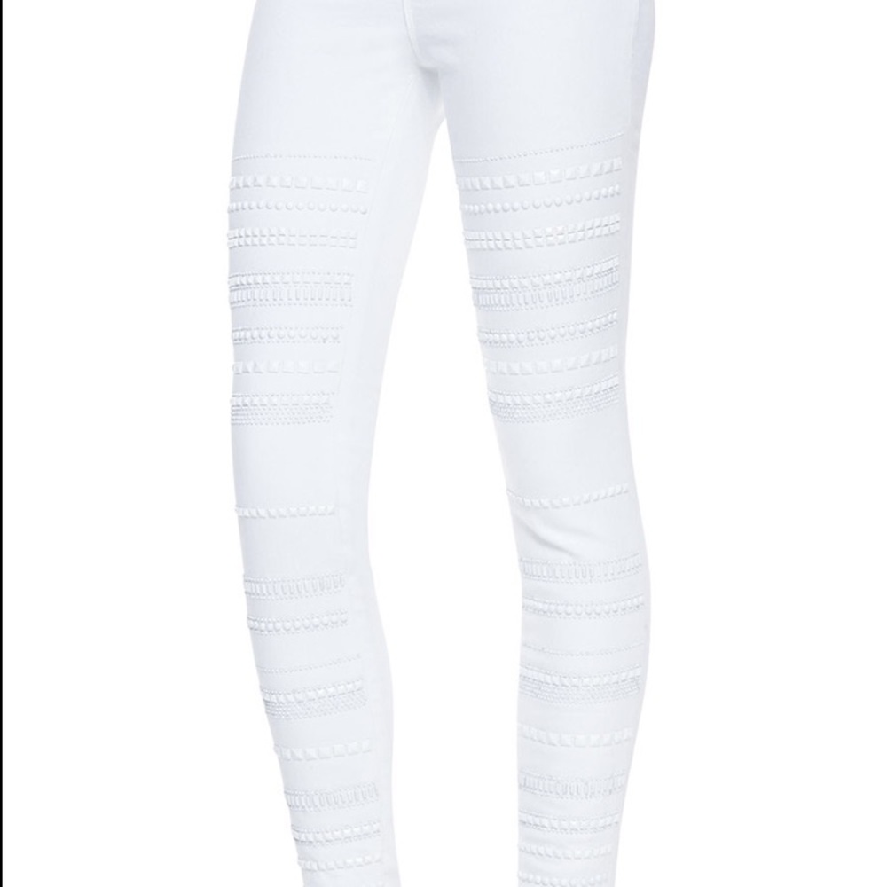 J Brand Genevieve Super Skinny Studded Jeans